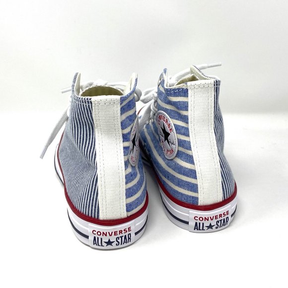 Converse AS Hi Sneaker Vintage Canvas Blue White Women's Size 163974C - Picture 7 of 10